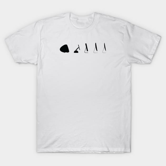 THE EVOLUTION (BLACK) T-Shirt by encip